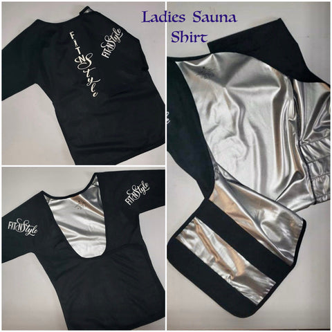 Women sauna shirt - Fit N Style LLC